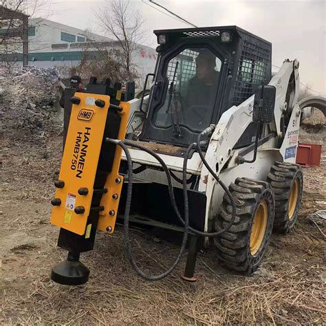 hydraulic post driver for skid steer loader|post pounder attachment for bobcat.